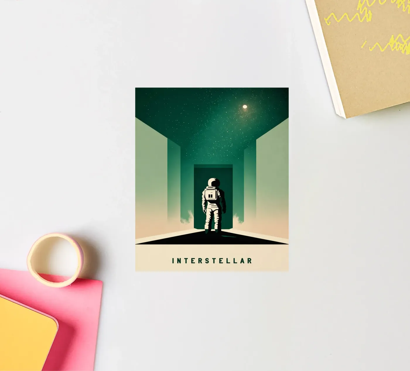 interstellar Sticker von joexs