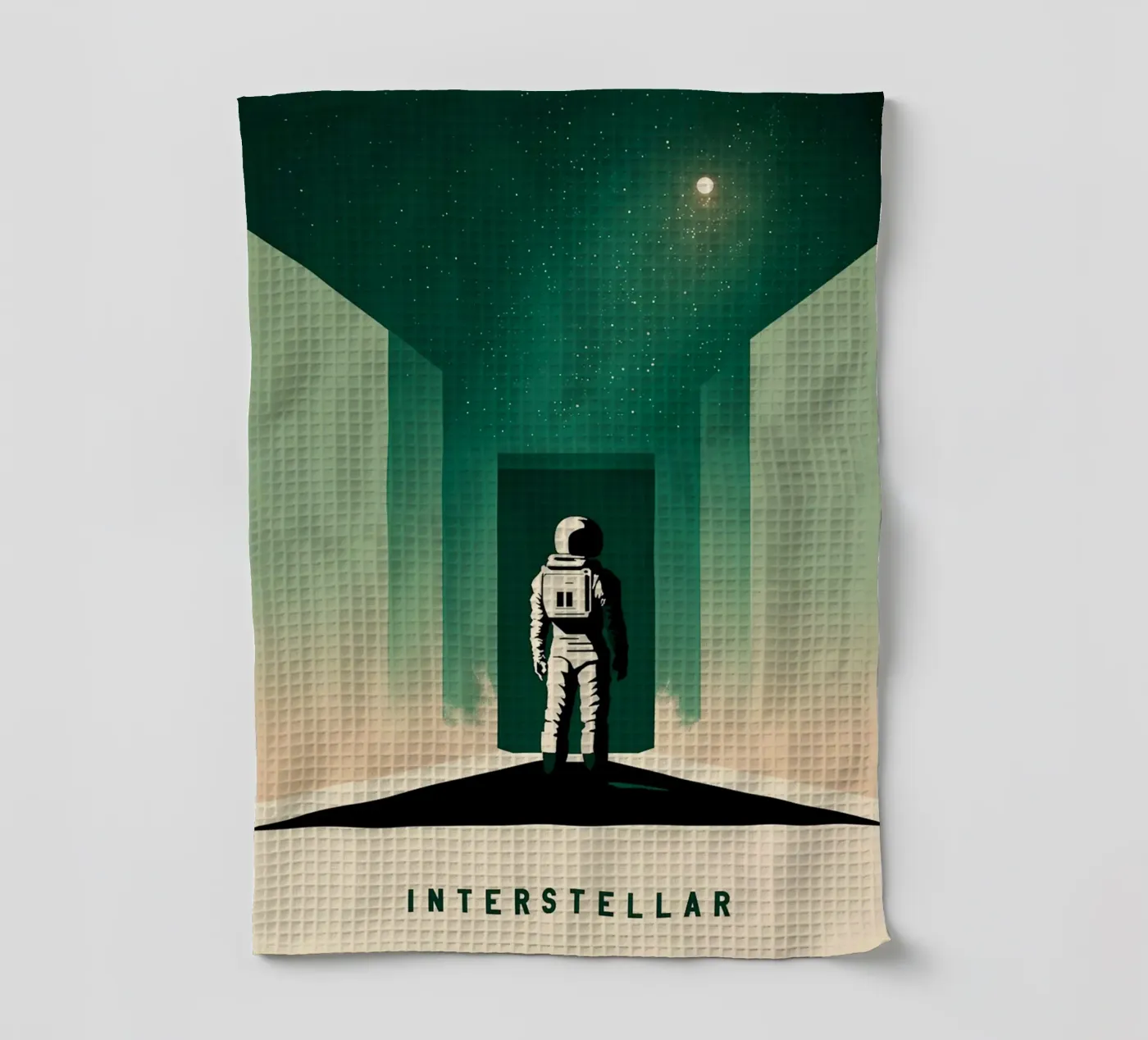 interstellar tea towel by joexs