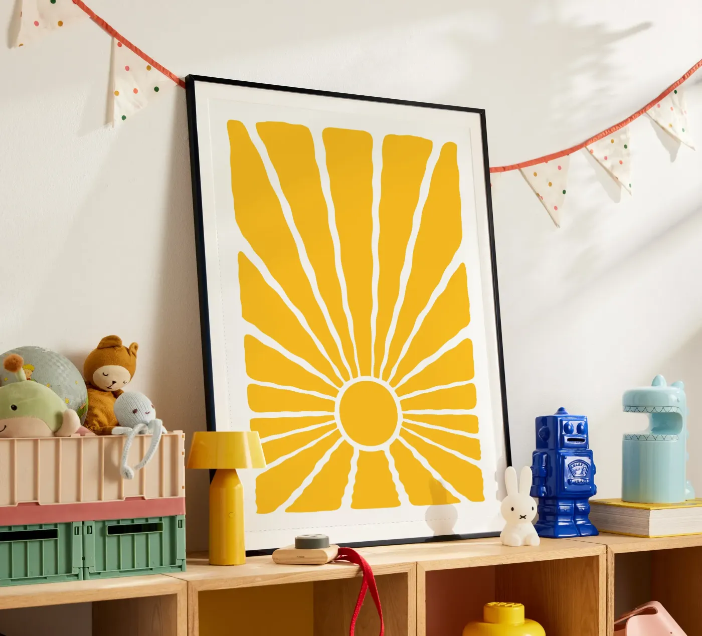 Summer sun poster by Vector Hugo