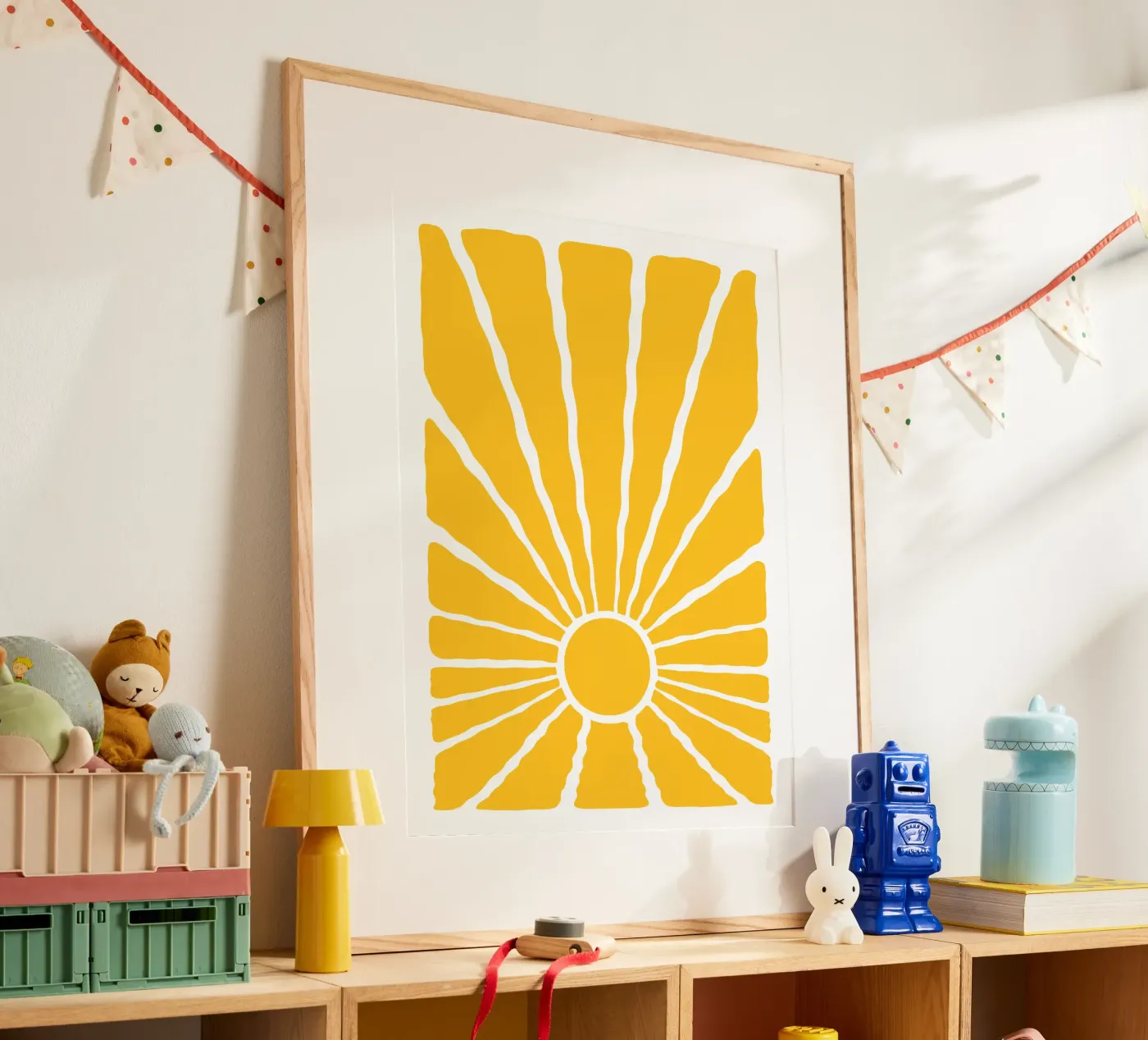 Summer sun poster by Vector Hugo