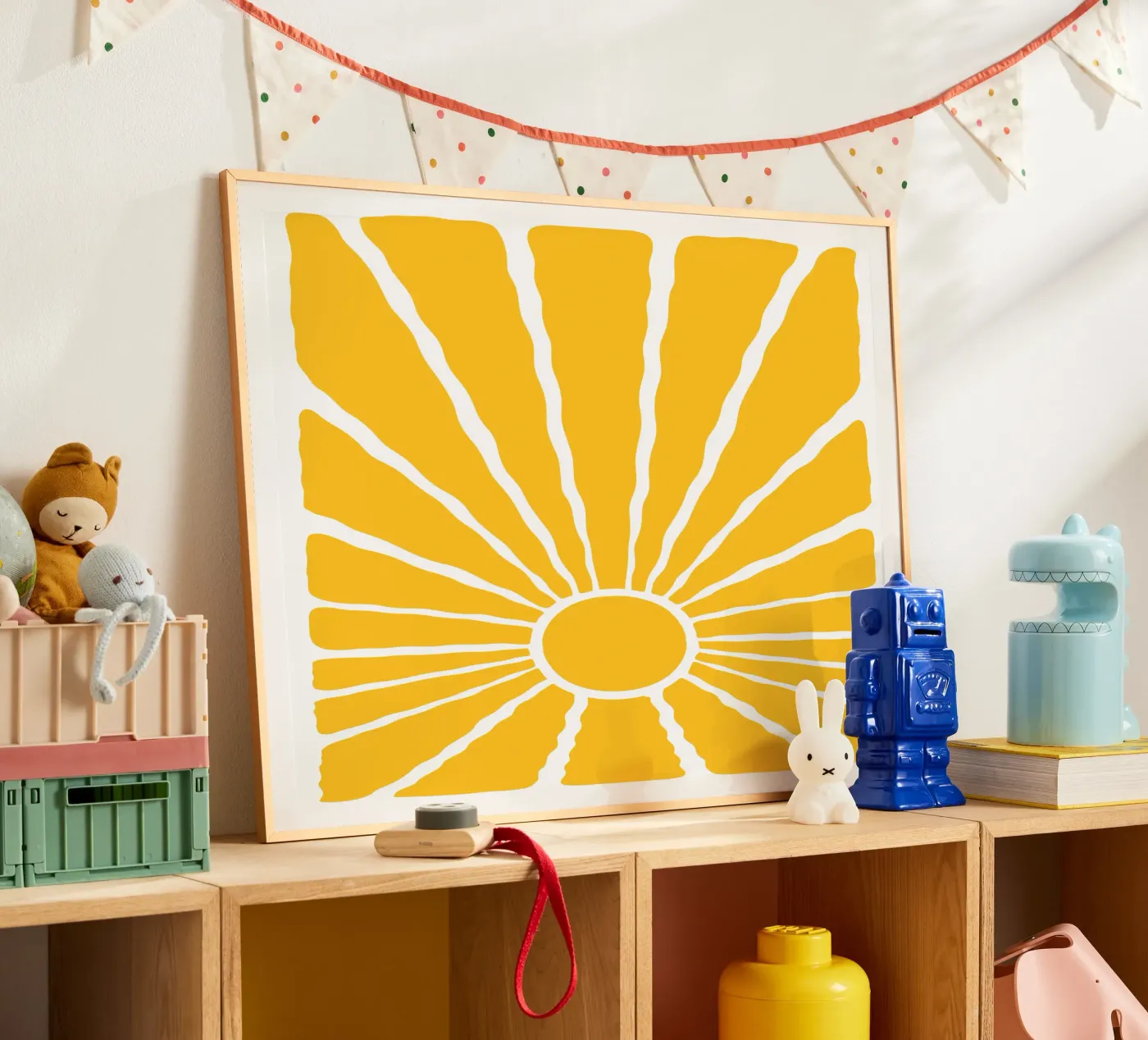 Summer sun poster by Vector Hugo