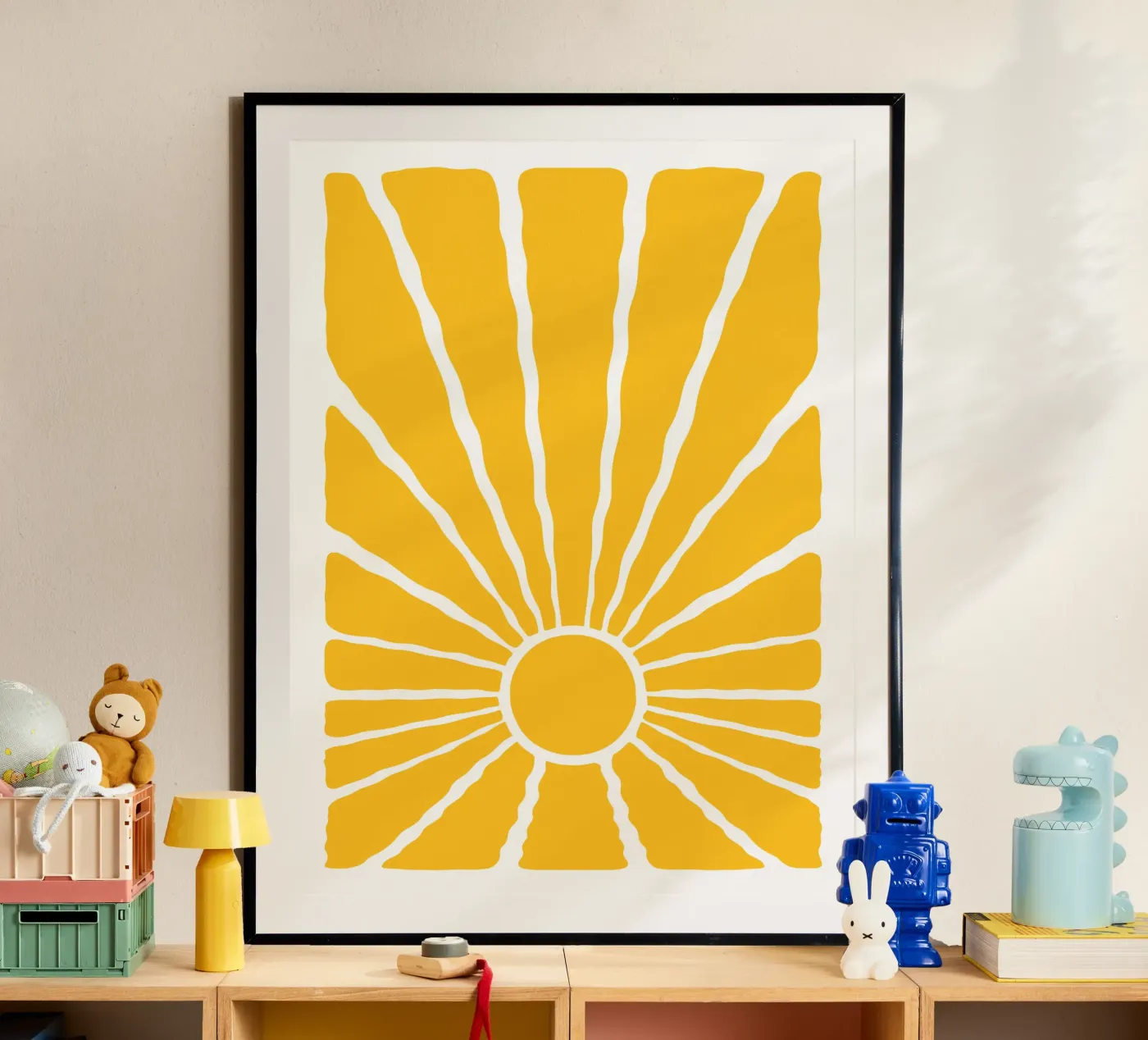 Summer sun poster by Vector Hugo