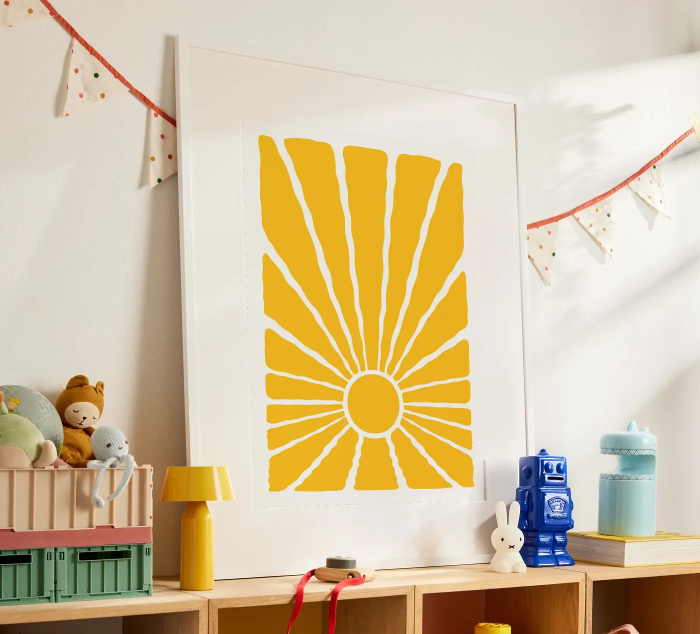 Summer sun poster by Vector Hugo