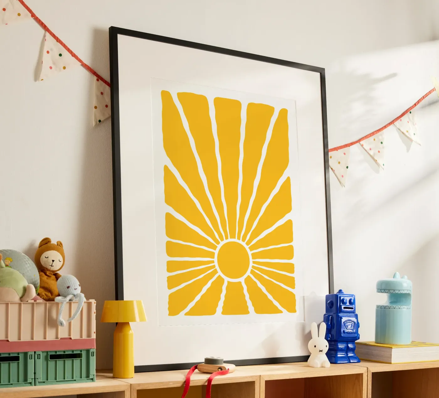 Summer sun poster by Vector Hugo