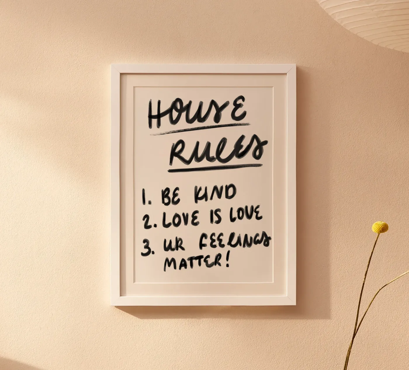 House Rules poster by über*morgen
