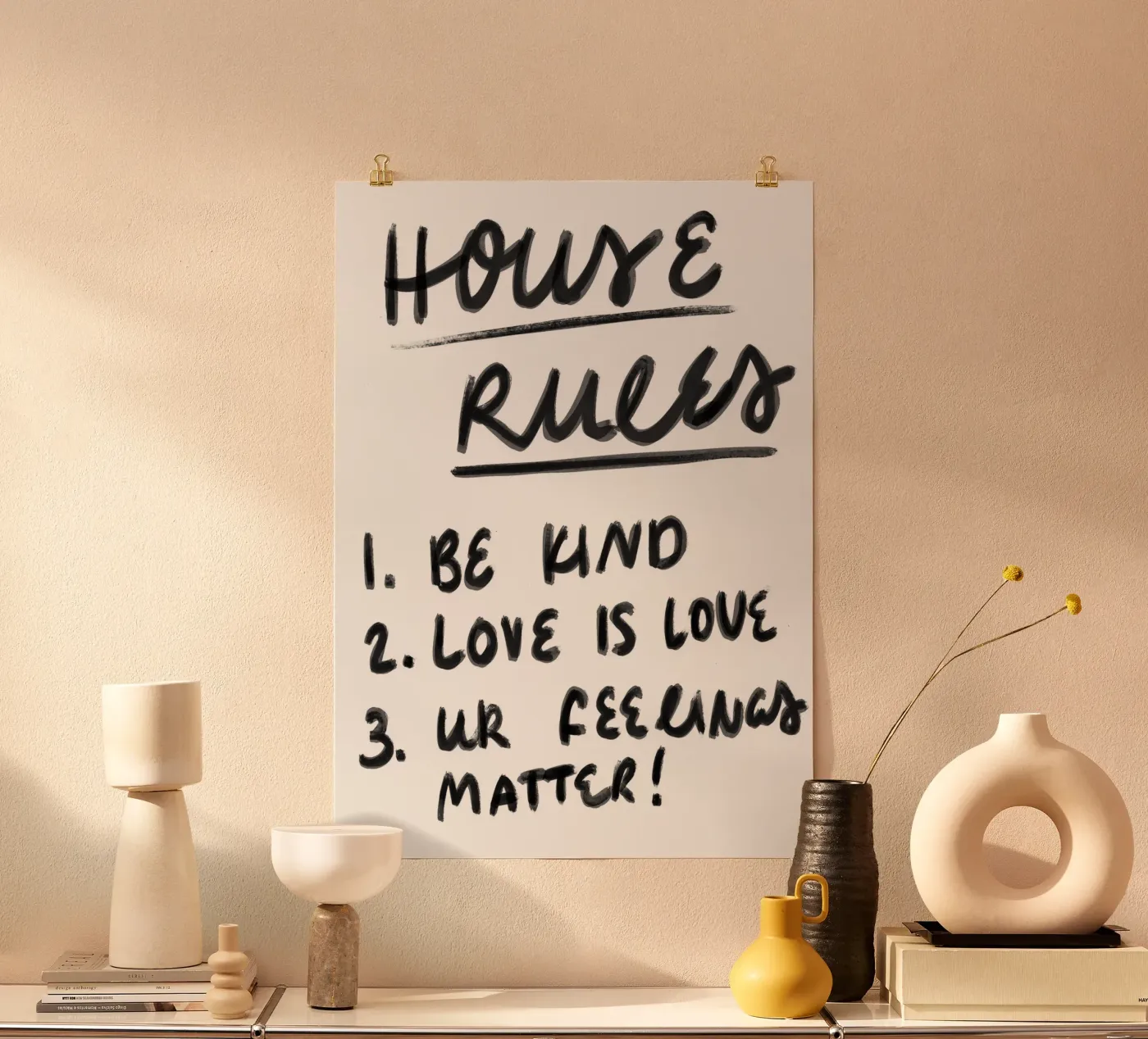 House Rules poster by über*morgen