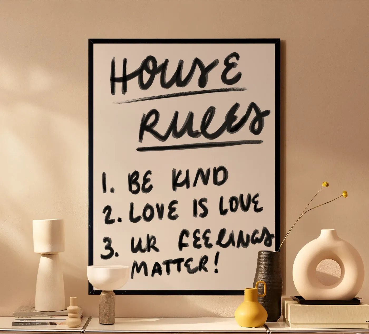 House Rules poster by über*morgen