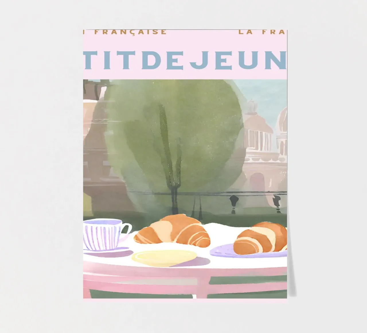 Petit dejeuner sticker sheet by Ohkimiko