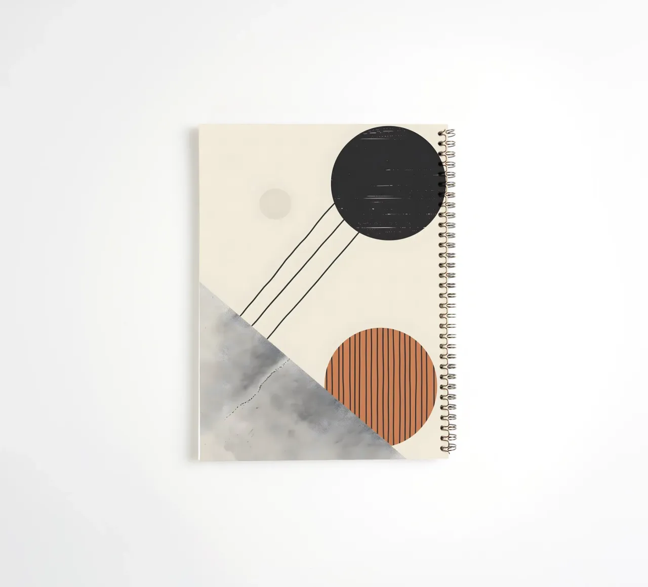 Geometric shapes spiral notebook by LisaArtes