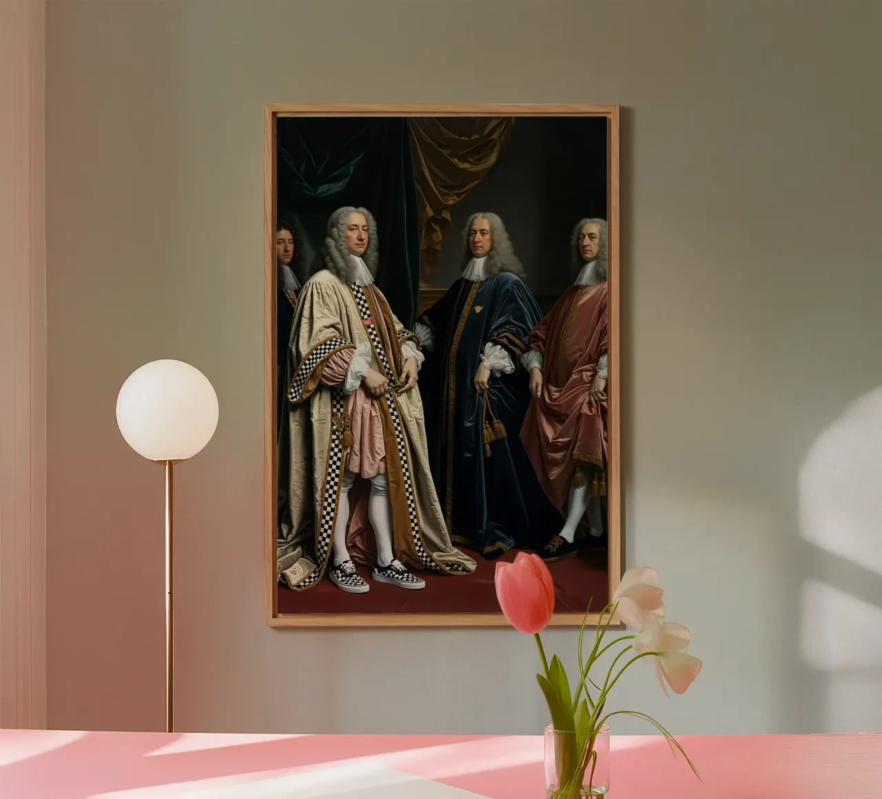 Dall'abito alle strade: Un remix regale | Edizione limitata alluminio dibond da Renaissance Rebel