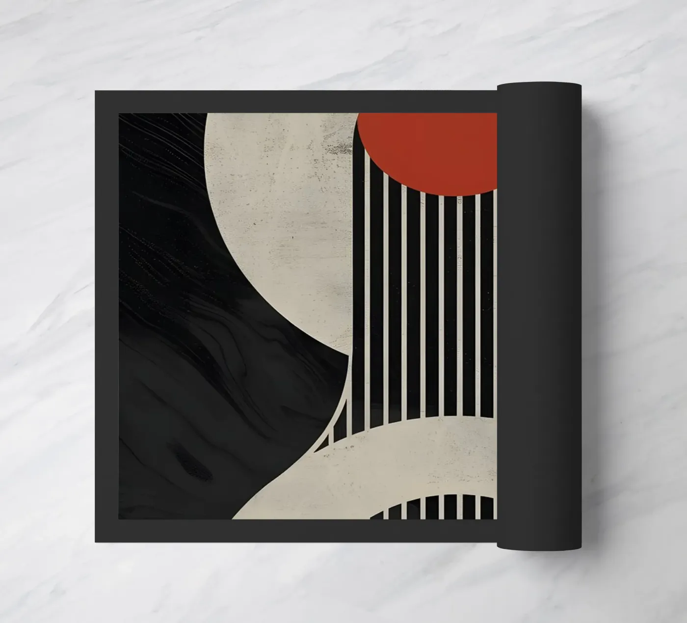 geometric composition Fußmatte von LisaArtes