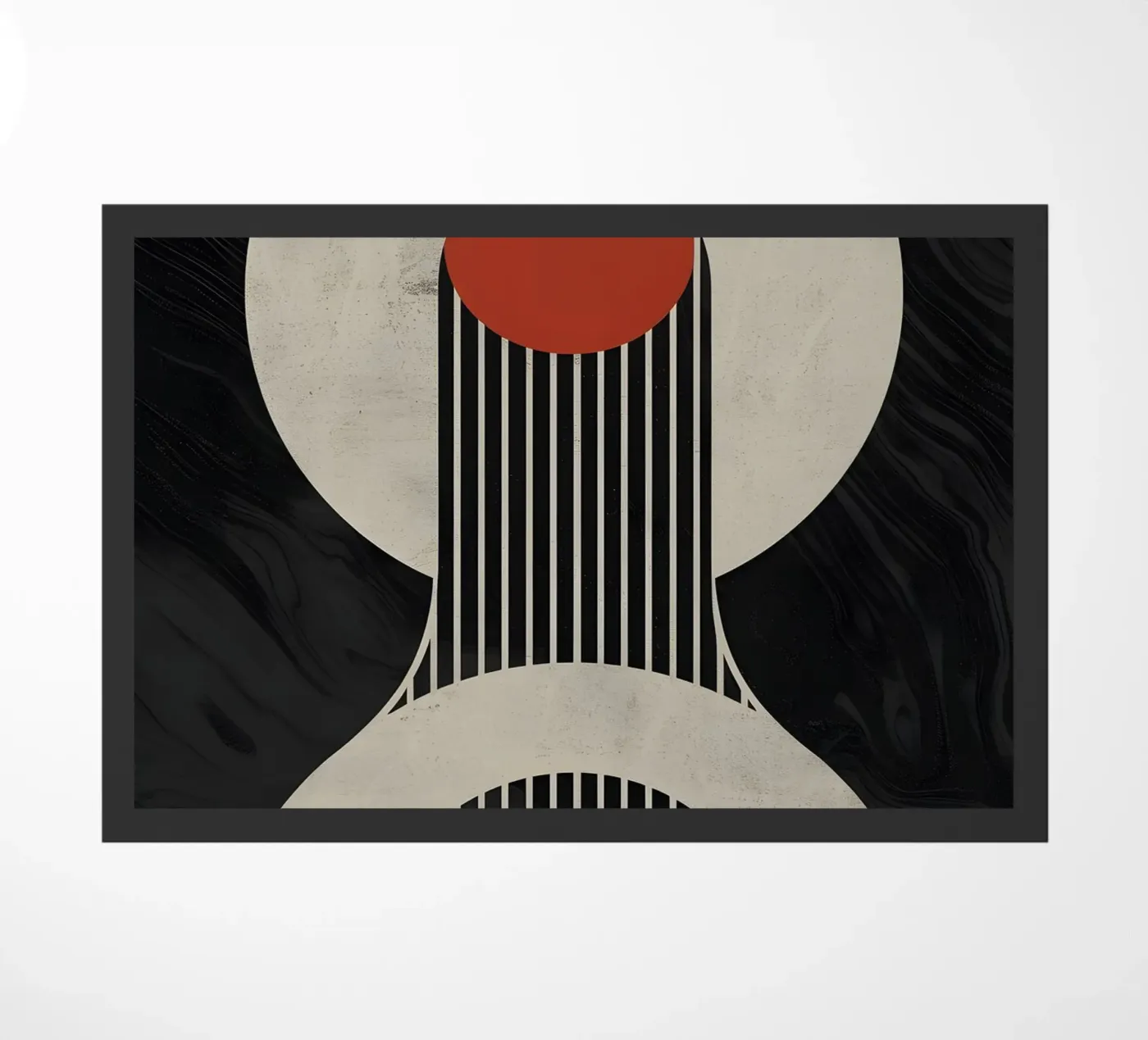 geometric composition Fußmatte von LisaArtes