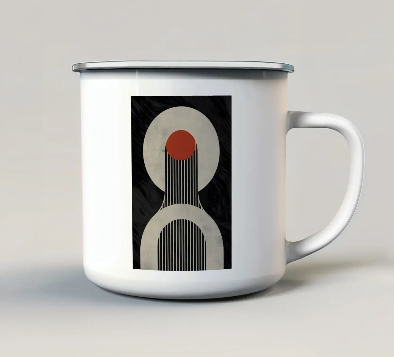 geometric composition tazza in smalto da LisaArtes