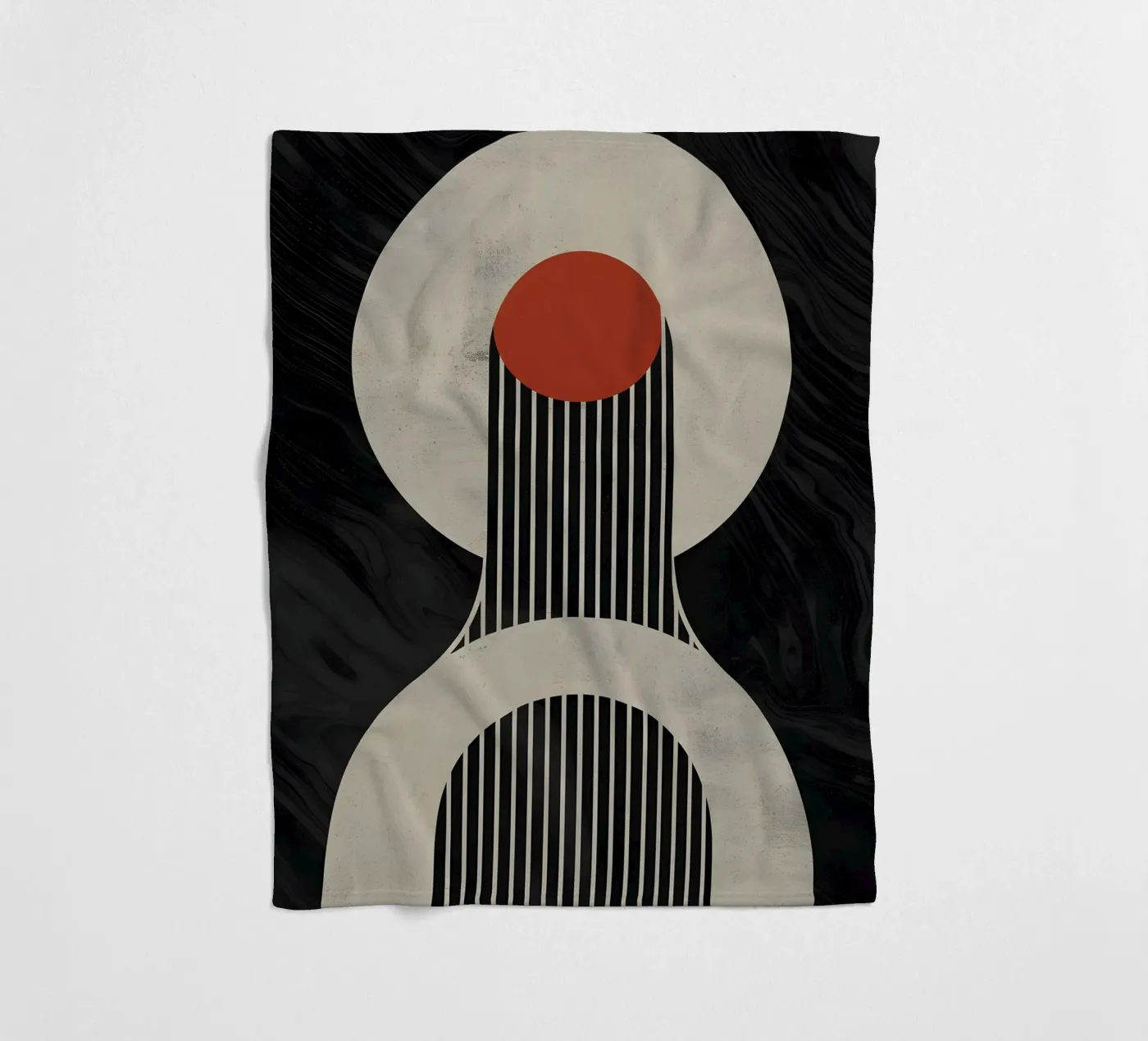 geometric composition plaid polaire de LisaArtes