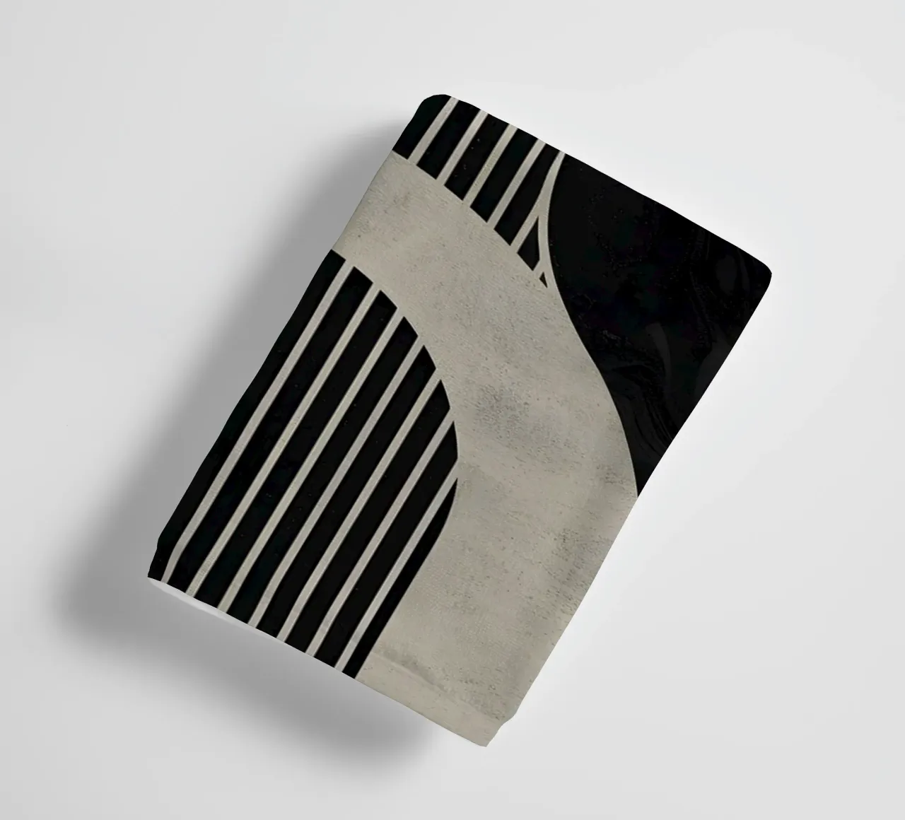 geometric composition towel by LisaArtes
