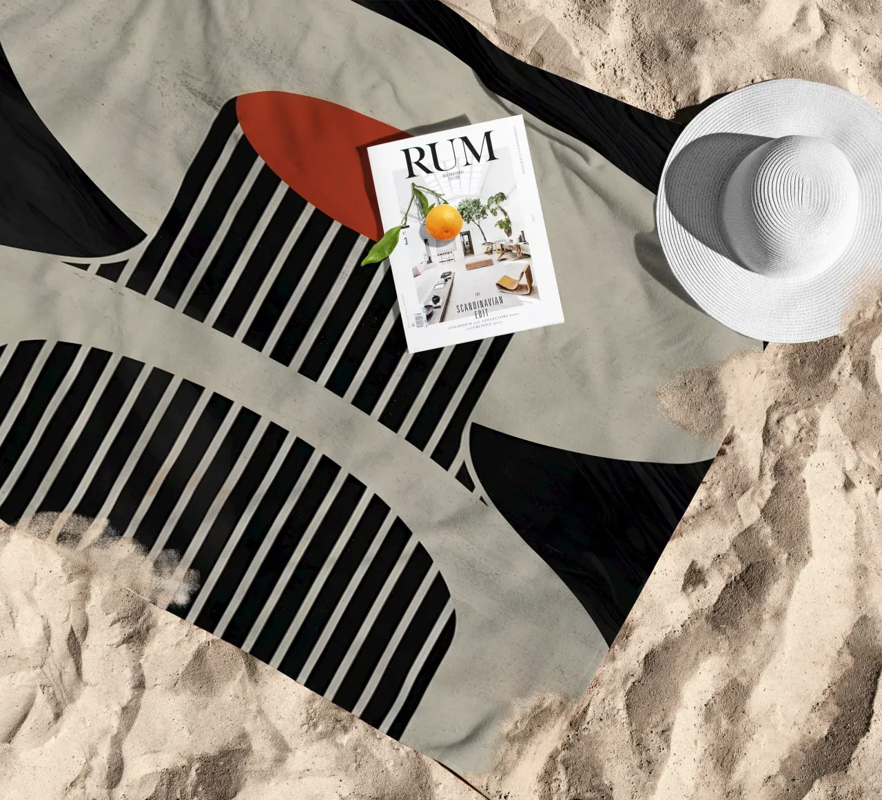 geometric composition telo mare da LisaArtes