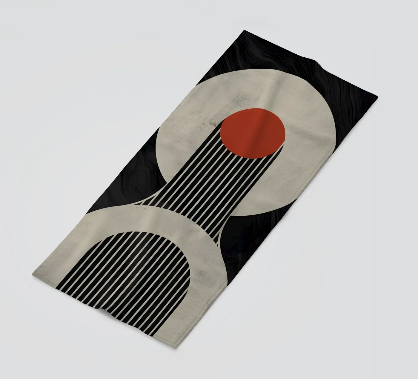 geometric composition Strandtuch von LisaArtes