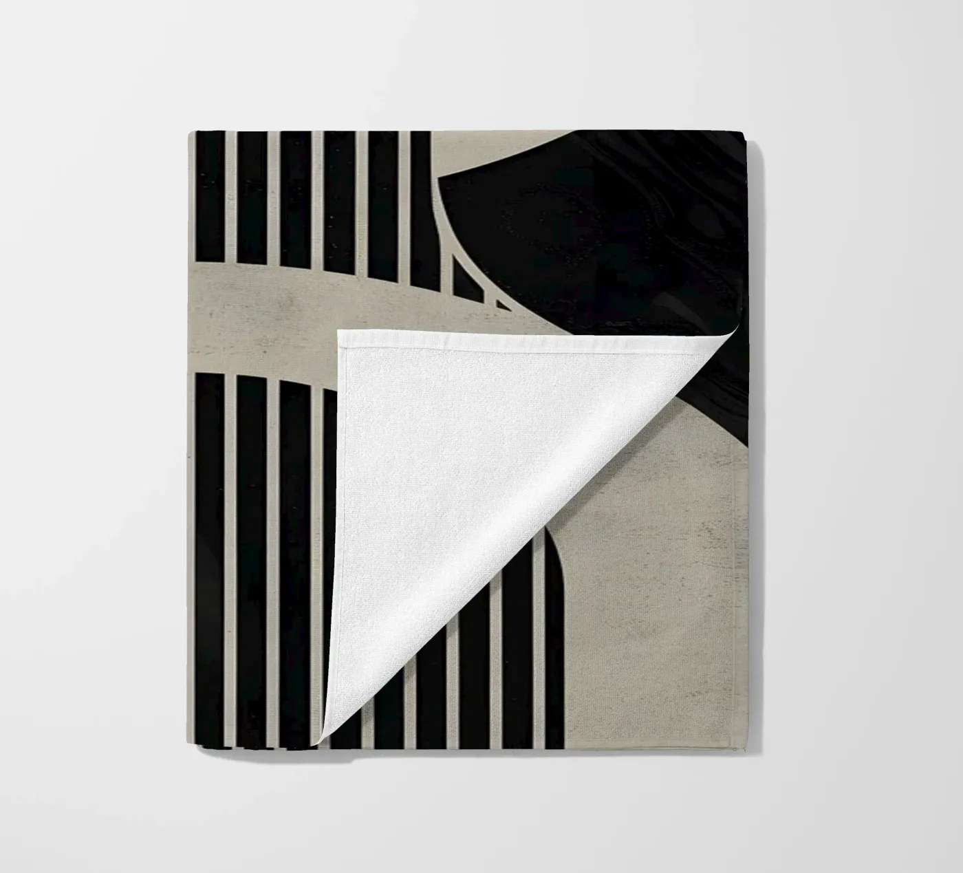 geometric composition Strandtuch von LisaArtes