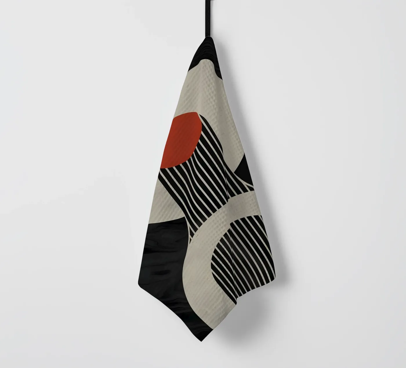 geometric composition theedoek van LisaArtes