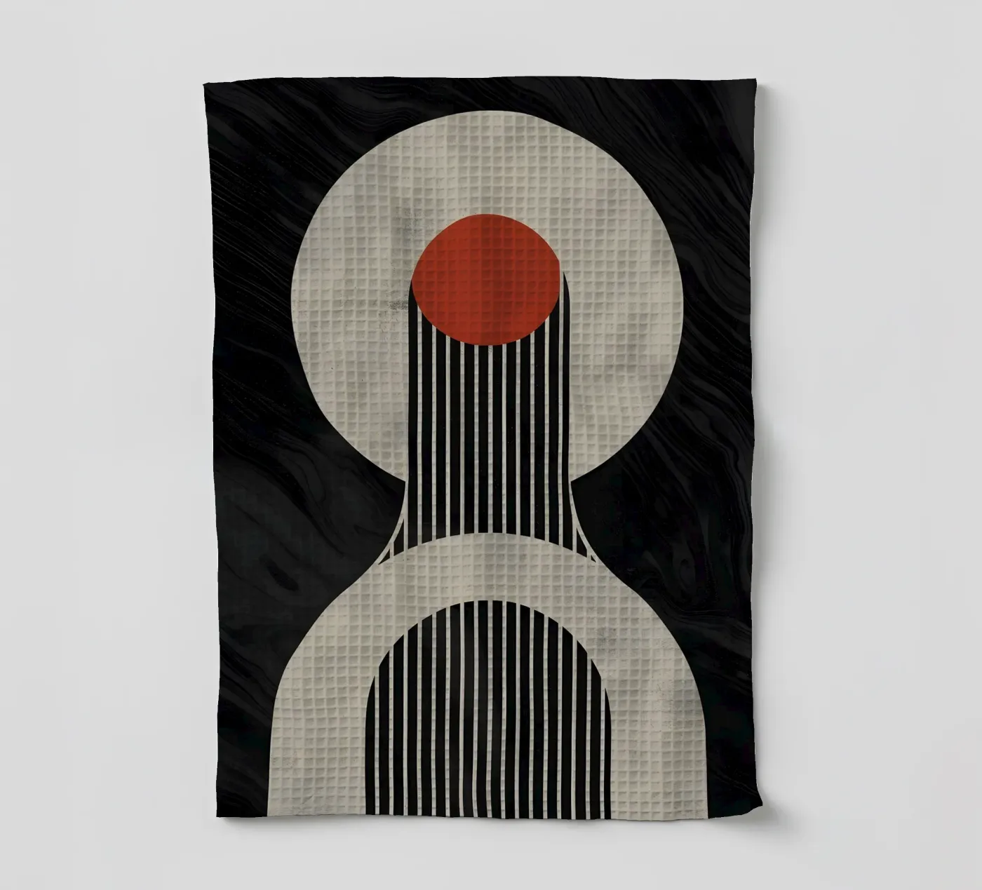 geometric composition theedoek van LisaArtes