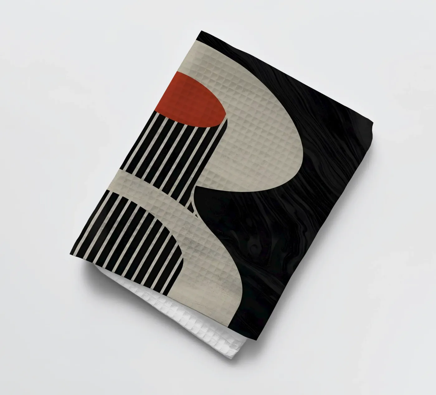 geometric composition theedoek van LisaArtes