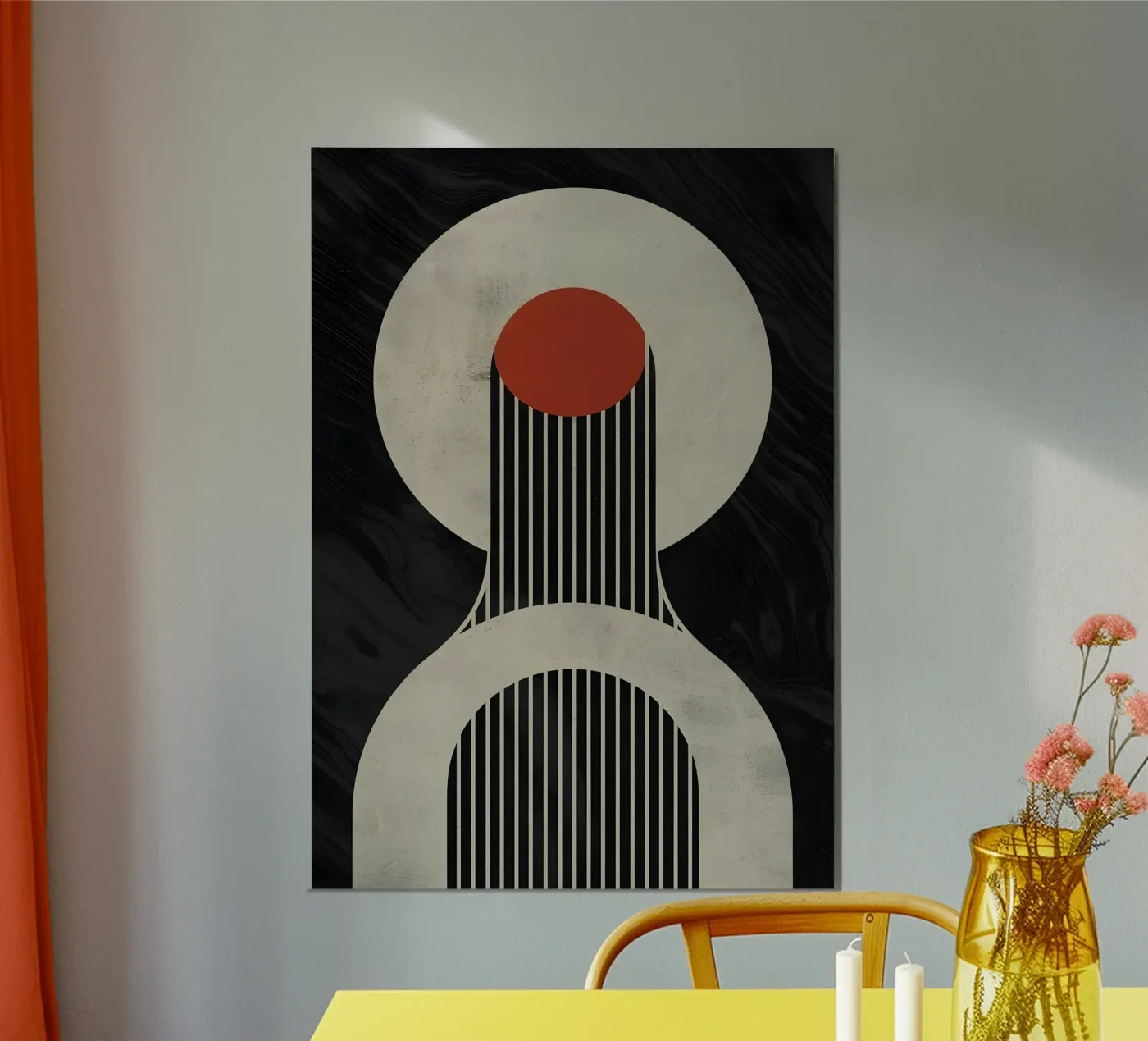 geometric composition panneau forex de LisaArtes