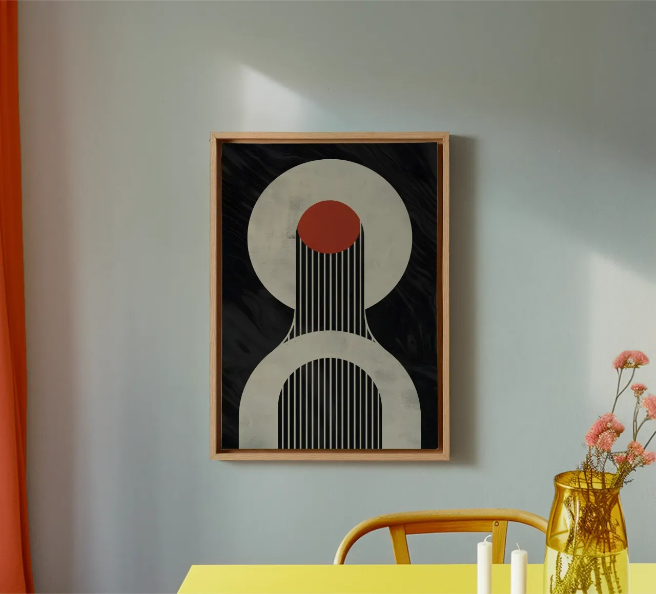 geometric composition canvas van LisaArtes