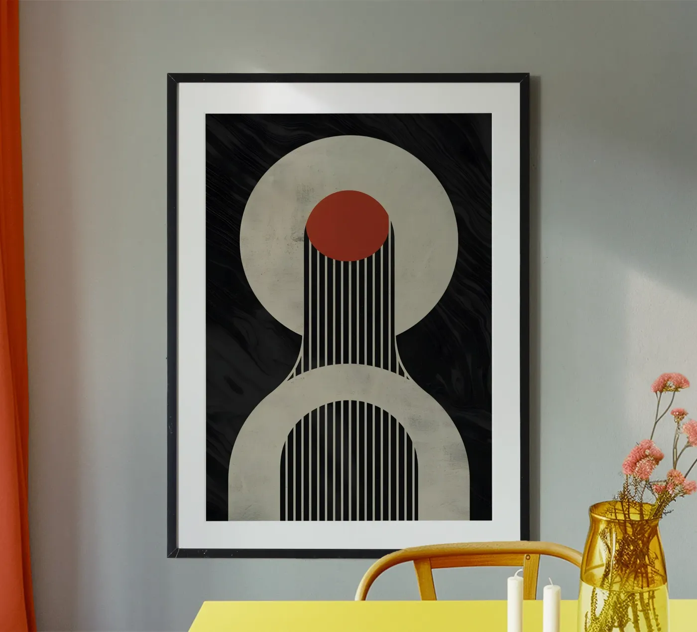 geometric composition poster by LisaArtes