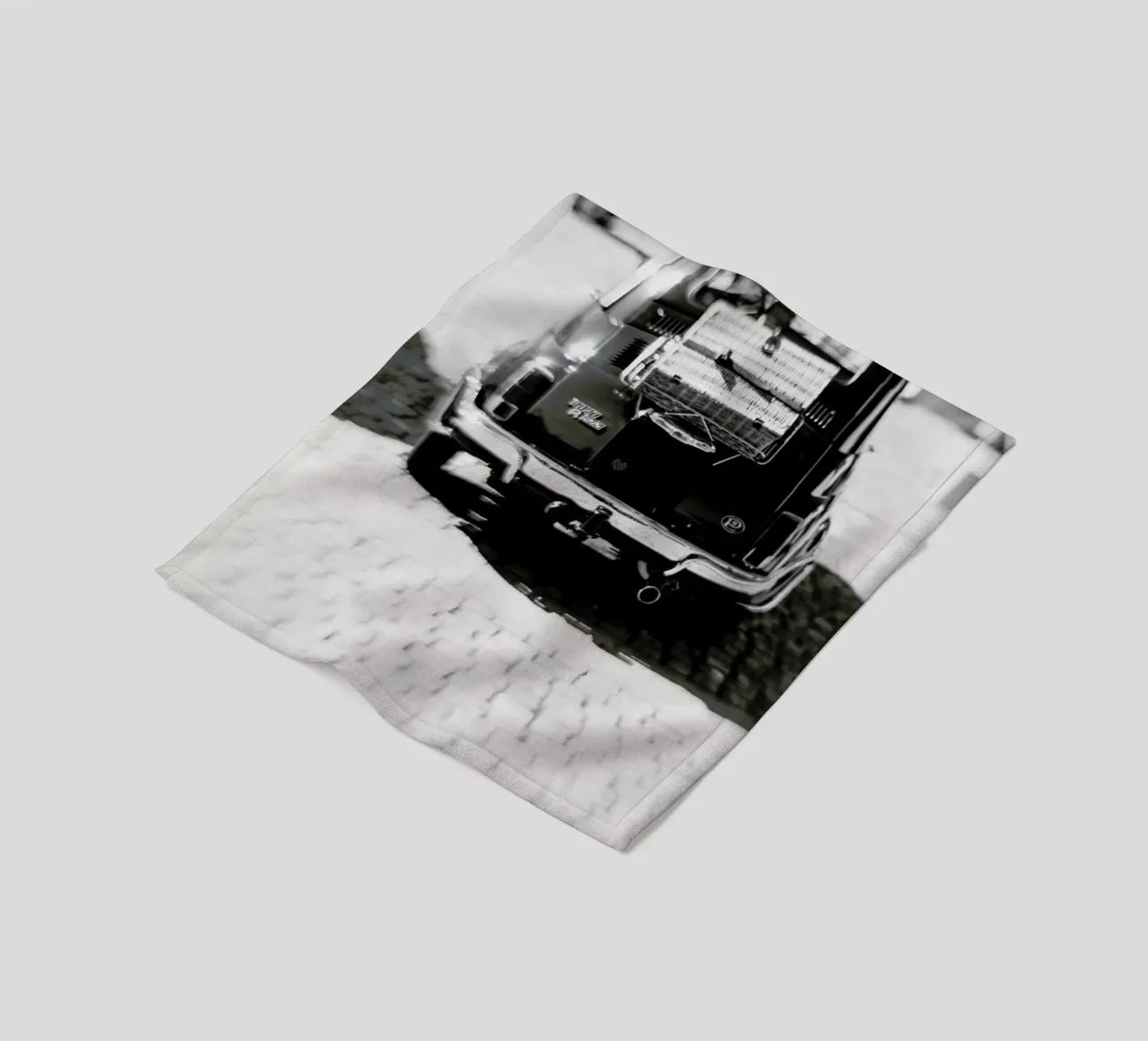 His fleece blanket by Ingrid Beddoes