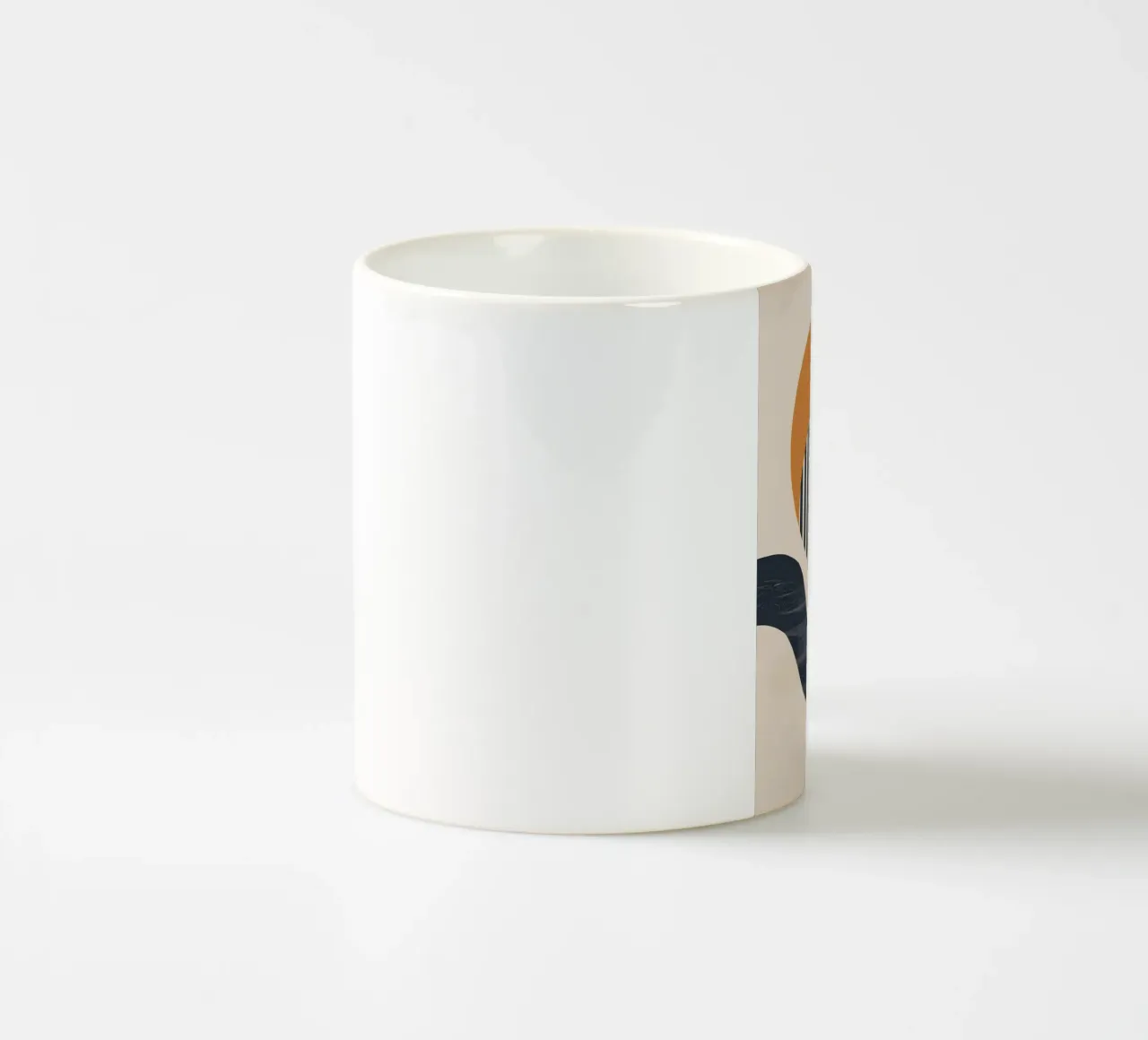 abstract modern circles tazza in ceramica da LisaArtes