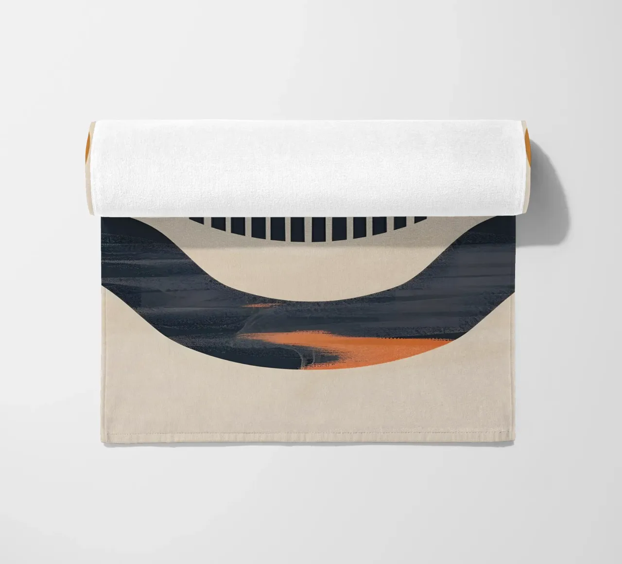 abstract modern circles telo mare da LisaArtes