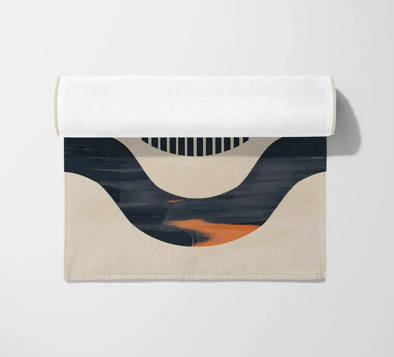 abstract modern circles telo mare da LisaArtes