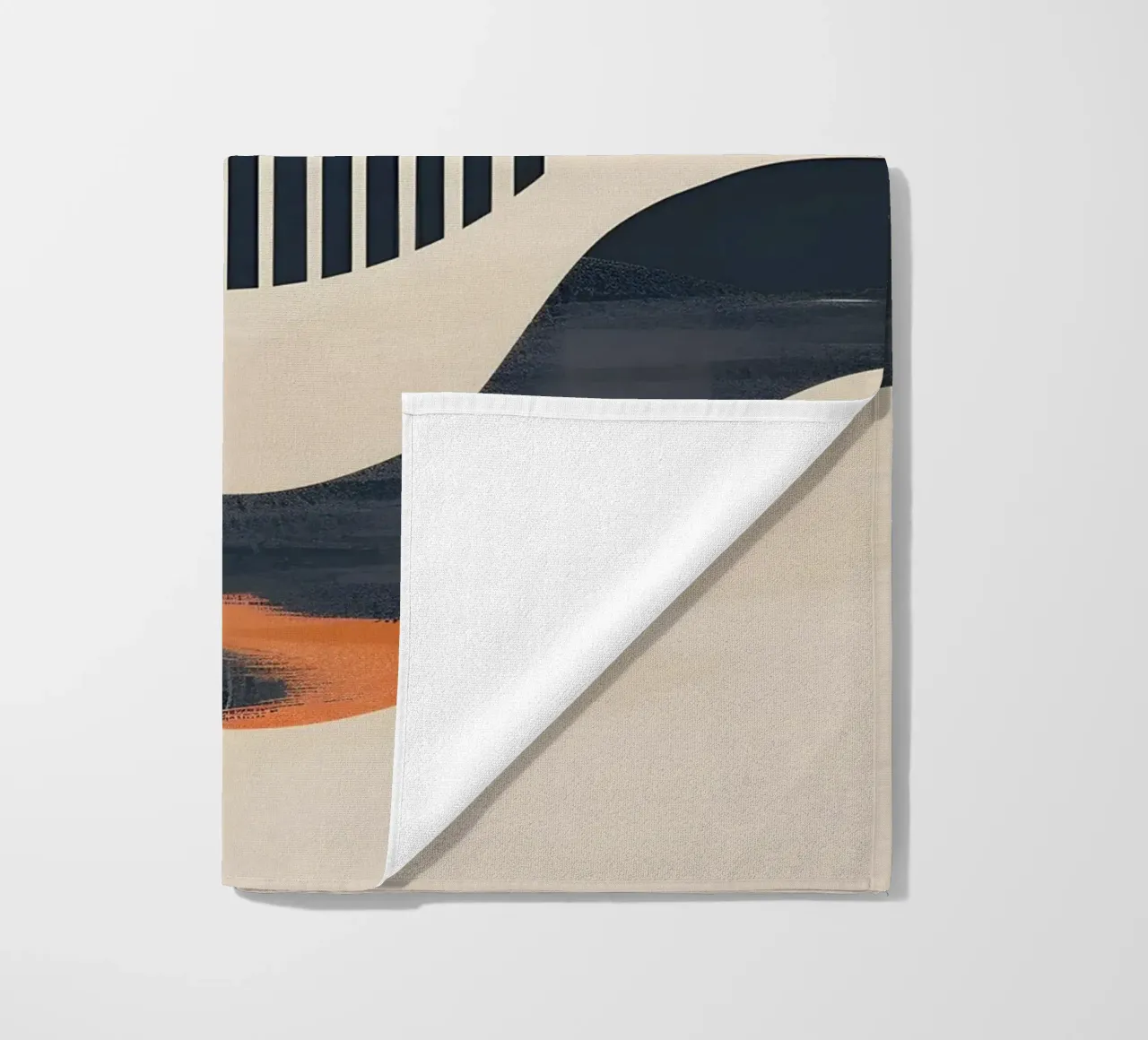 abstract modern circles telo mare da LisaArtes