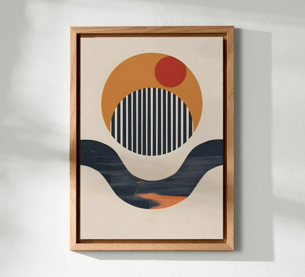 abstract modern circles alluminio dibond da LisaArtes