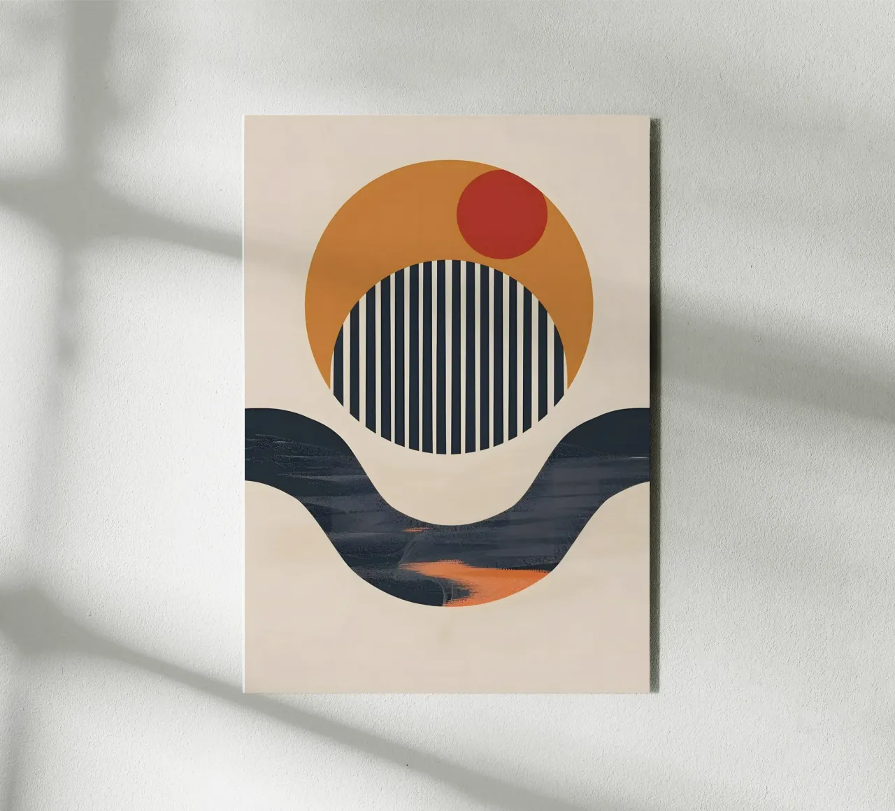 abstract modern circles alluminio dibond da LisaArtes