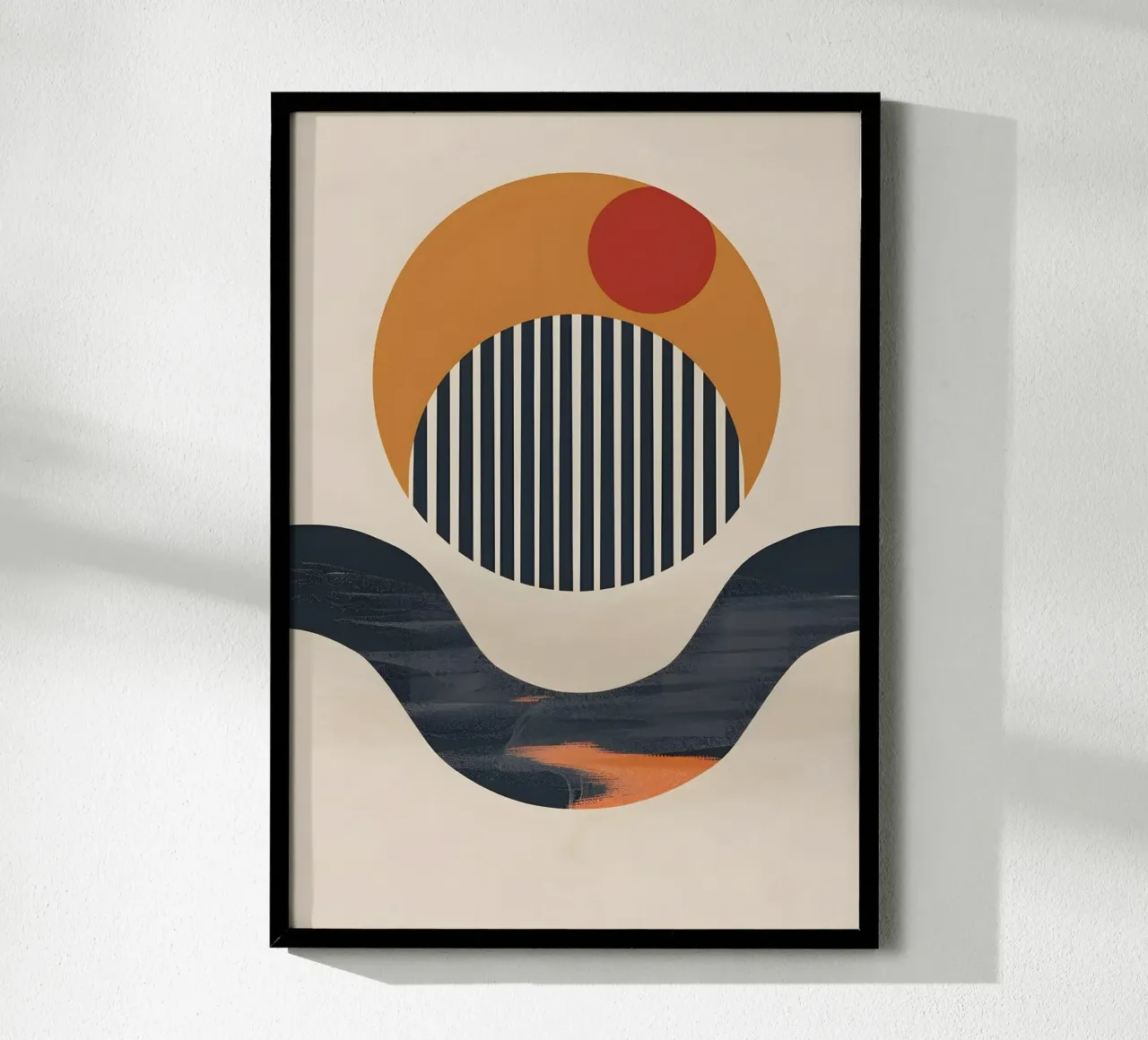 abstract modern circles carta hahnemühle da LisaArtes