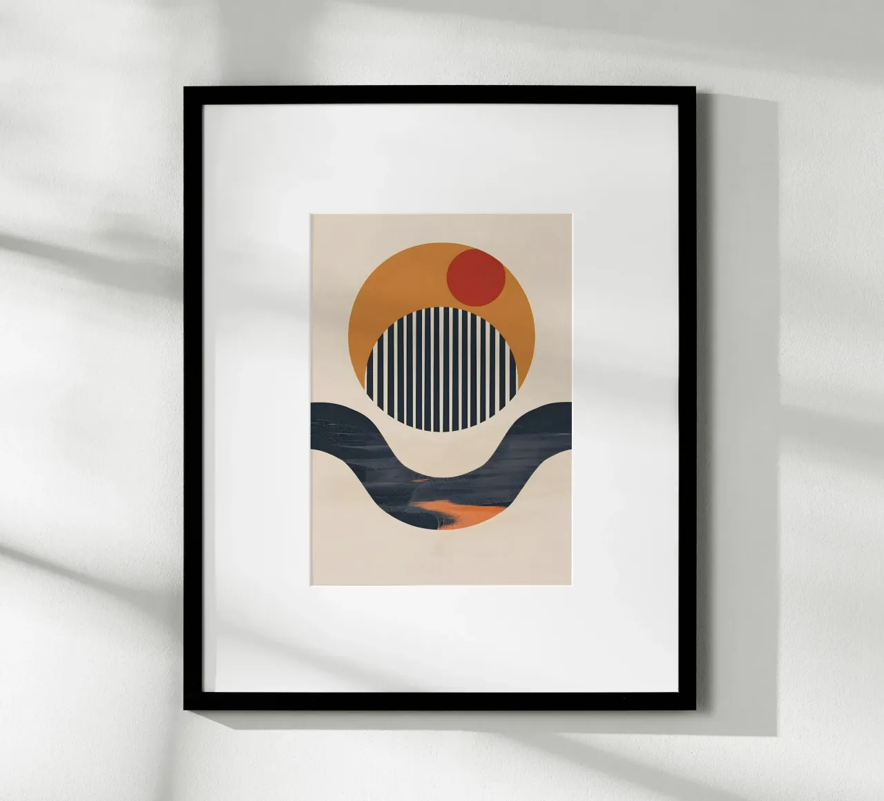 abstract modern circles carta hahnemühle da LisaArtes