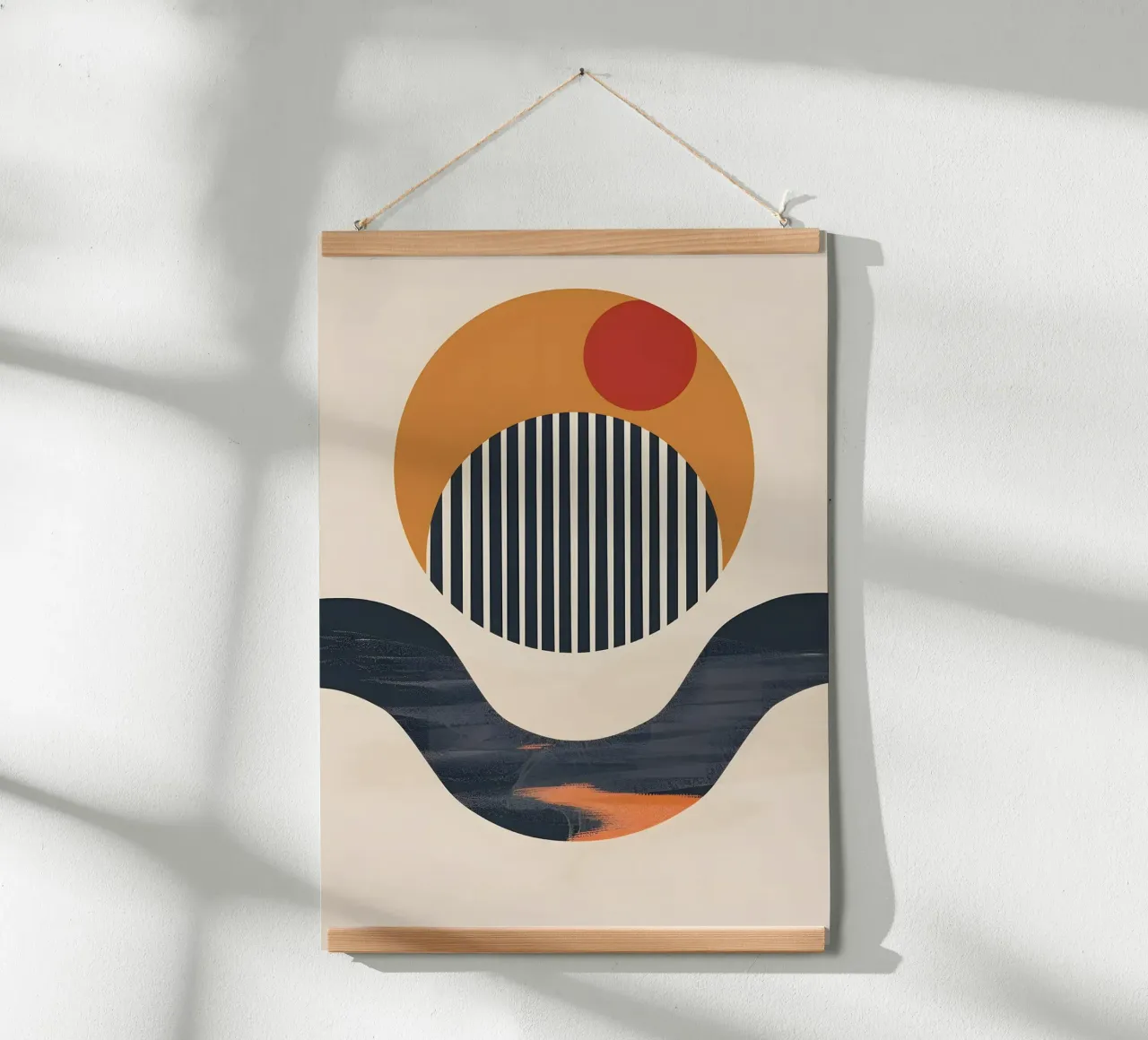 abstract modern circles carta hahnemühle da LisaArtes