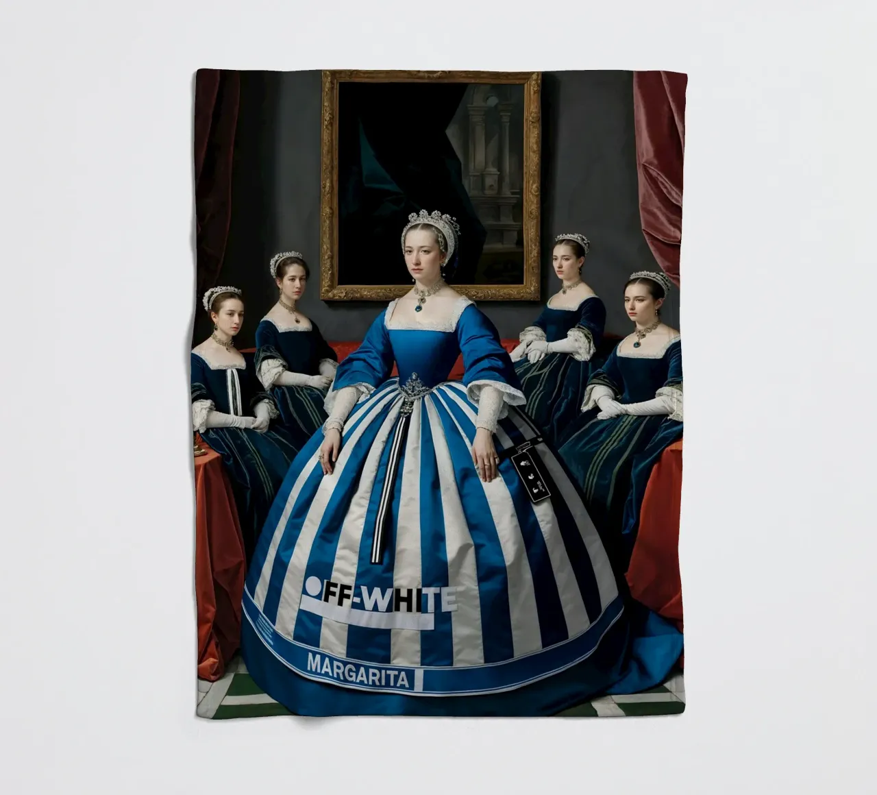 Fuori dal trono: Le strisce moderne di Margarita | Goccia limitata coperta in pile da Renaissance Rebel