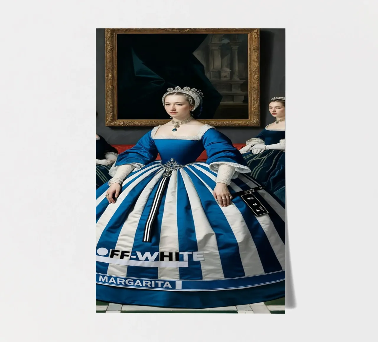 UIT de Troon: Margarita's Moderne Strepen | Limited Drop stickervel van Renaissance Rebel