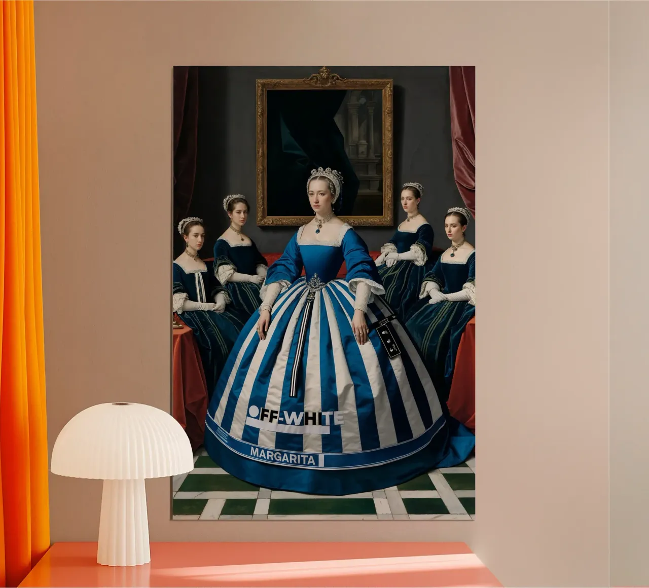 Fuori dal trono: Le strisce moderne di Margarita | Goccia limitata poster da Renaissance Rebel