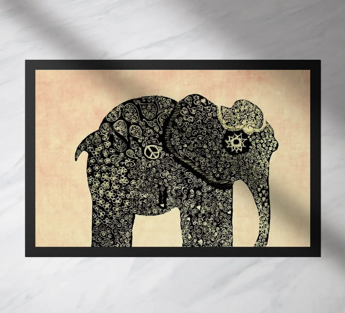 Boho Ella doormat by Ingrid Beddoes