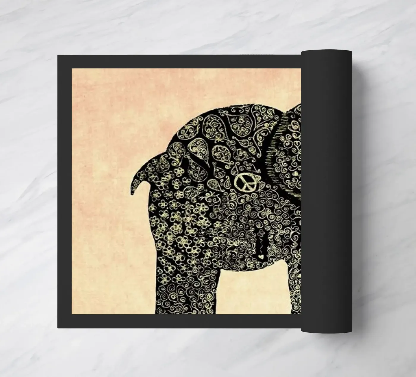 Boho Ella doormat by Ingrid Beddoes