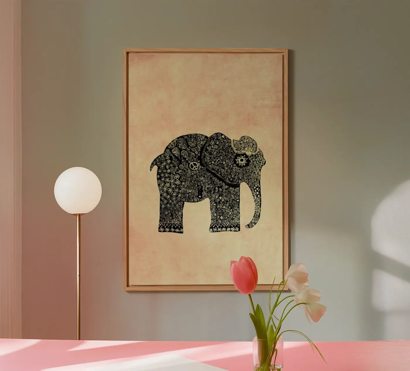Boho Ella forex plate by Ingrid Beddoes