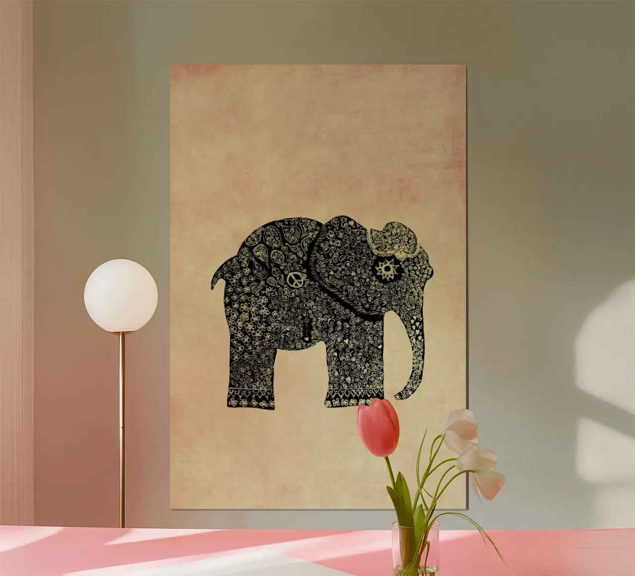 Boho Ella poster by Ingrid Beddoes