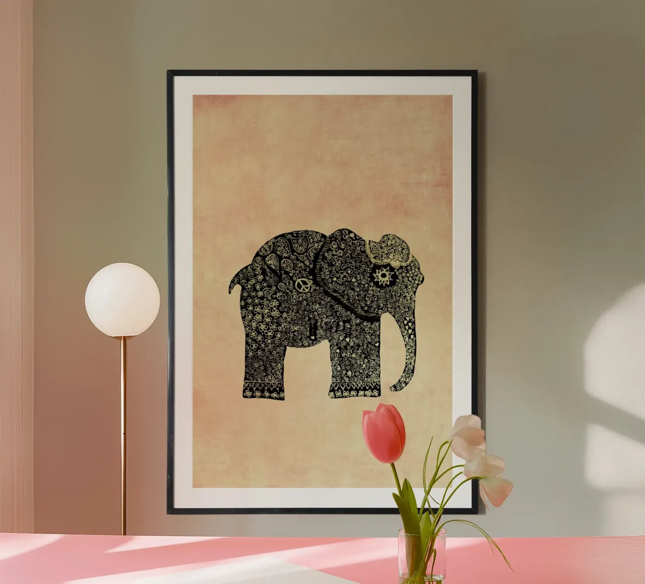 Boho Ella poster by Ingrid Beddoes