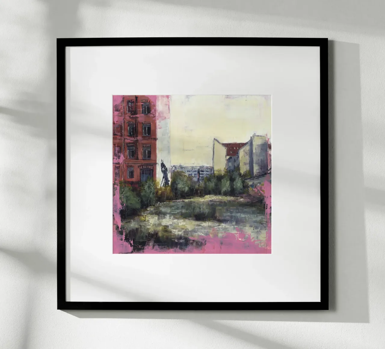 "BERLIN_21_03" - Vista sulla città di Berlino centro poster da Eduard Warkentin Art