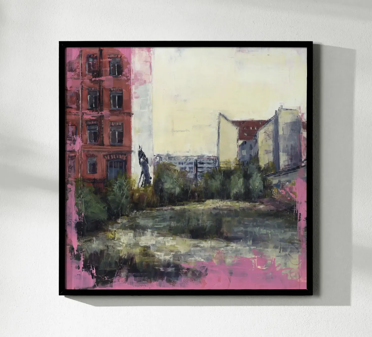"BERLIN_21_03" - Vista sulla città di Berlino centro poster da Eduard Warkentin Art