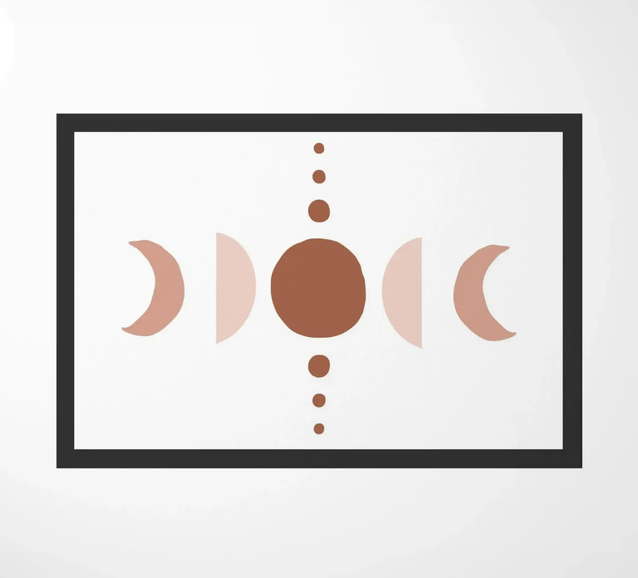 Design delle fasi lunari - Minimalismo bohémien zerbino da Whole©