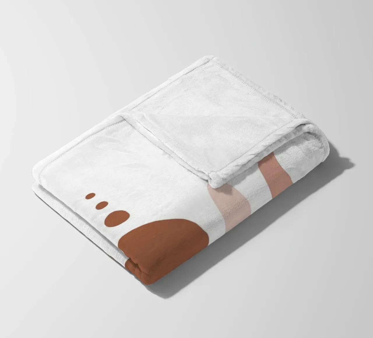 Design delle fasi lunari - Minimalismo bohémien coperta in pile da Whole©